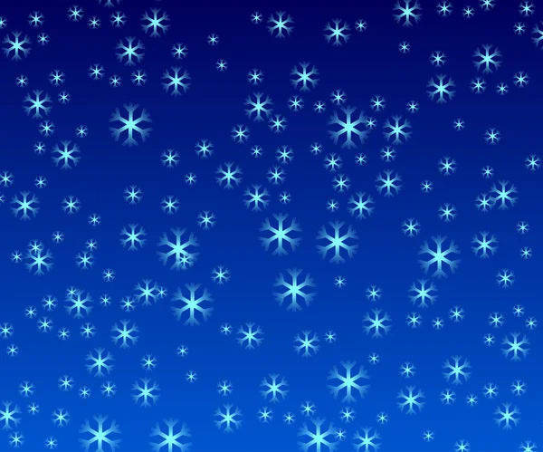 Christmas background. Falling snowflakes. Vector illustration. — 图库矢量图片