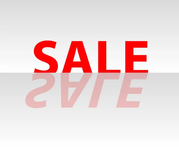 Sale. Red text. Vector. — ストックベクタ