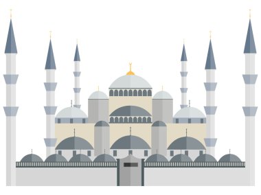 The Blue Mosque. Turkey. Istanbul. Wonders of the world. clipart