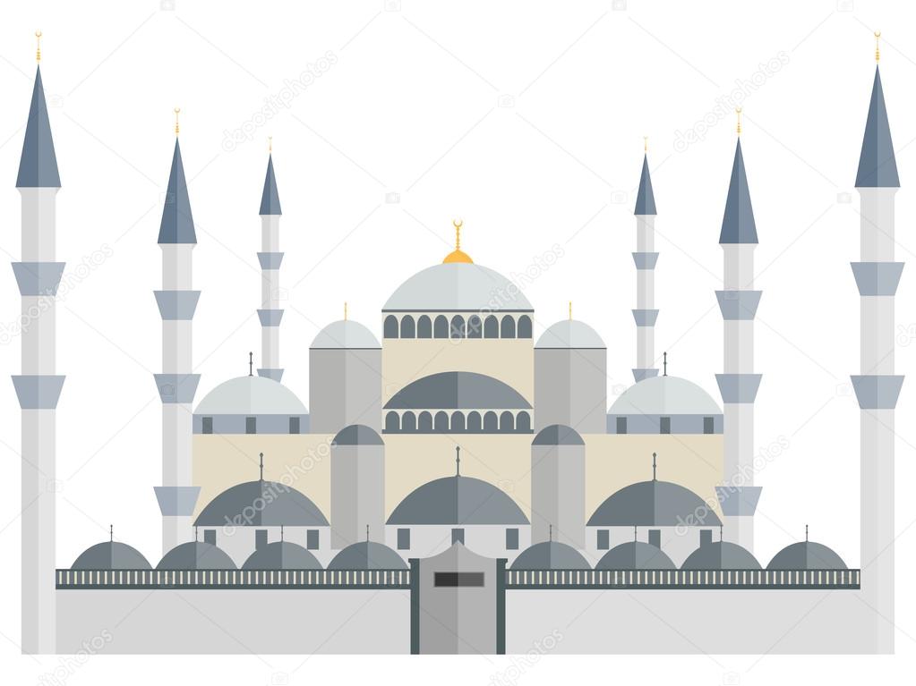 The Blue Mosque. Turkey. Istanbul. Wonders of the world.