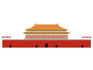 Yasak Şehir. Tanrım ne kadar huzurlu kapısı. Tiananmen Meydanı. Beijin