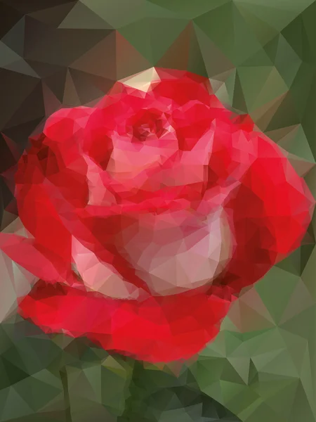 Fond rose avec triangles — Image vectorielle