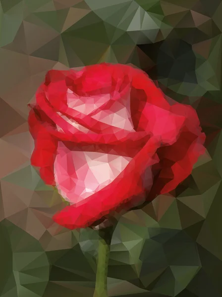 Fond rose avec triangles — Image vectorielle