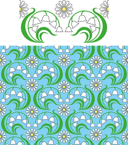 Lily vadi, çiçek desenli