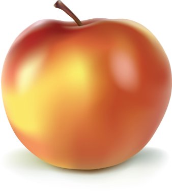 Kırmızı elma yaklaş.