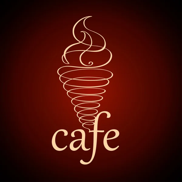 Hat kafe kullanarak logo