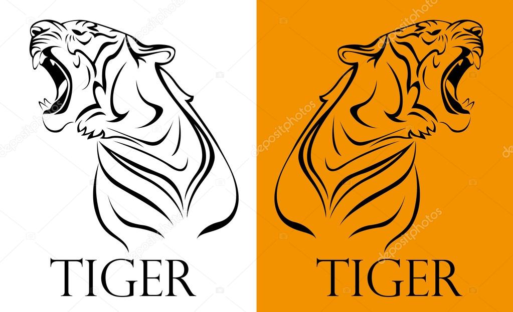 Tiger logo Vector Art Stock Images | Depositphotos Tiger logo Vector Art Stock Images | Depositphotos