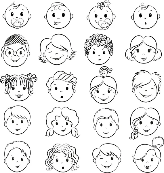 Leuke kinderen — Stockvector