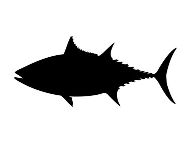 Albacore orkinos siluet