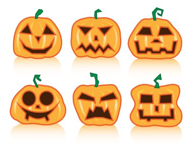 Cadılar bayramı balkabağı seti