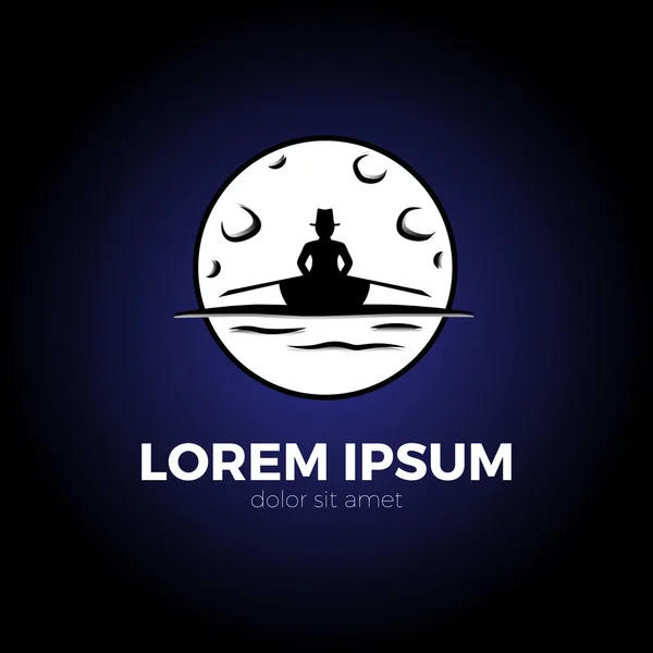 Adam ay logo izlerken tekne