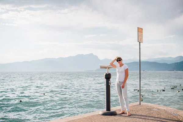 Riva del Garda. Lago de Garda Norte de Italia — Foto de Stock