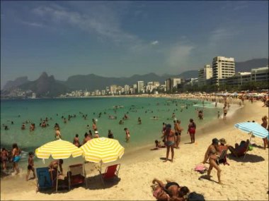 Arpoador Beach Rio de Janeiro Brezilya sabah