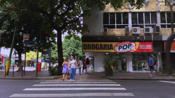 Ipanema Time Lapse ochtend snijpunt — Stockvideo