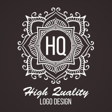 Monogram design elements, graceful template. Calligraphic elegant line art logo design. Business sign for Royalty, Boutique, Cafe, Hotel, Heraldic, Jewelry, Wine. Vector illustration