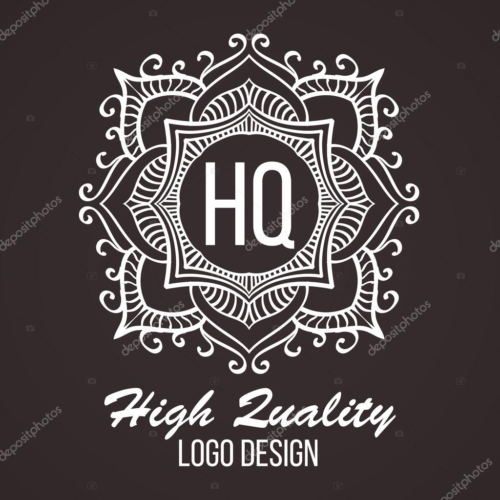 Monogram design elements, graceful template. Calligraphic elegant line art logo design. Business sign for Royalty, Boutique, Cafe, Hotel, Heraldic, Jewelry, Wine. Vector illustration