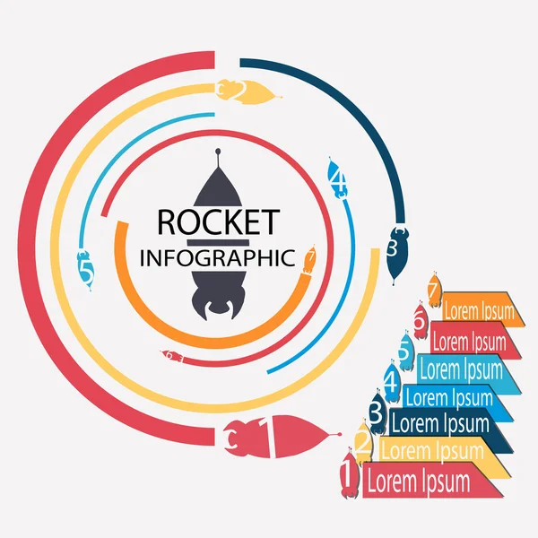 Doodle-Infografik — Stockvektor