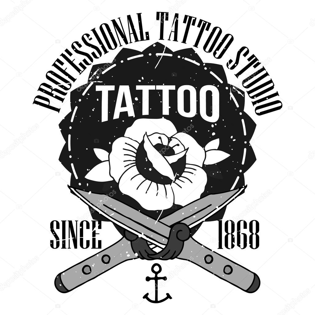 Traditional tattoo, old school tattoo 