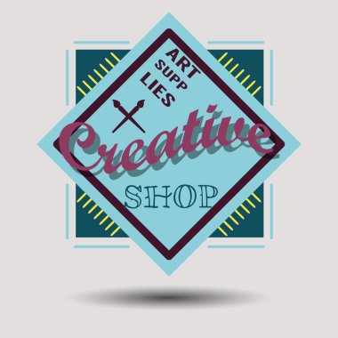 Assorted color retro design insignias logotypes set. Templates set for banner, insignias, business brand design.