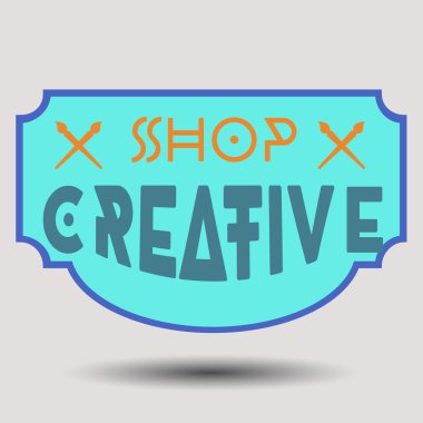Assorted color retro design insignias logotypes set. Templates set for banner, insignias, business brand design.