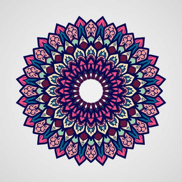 Mandala. Vintage decorative elements. Oriental pattern, vector illustration. Islam, Arabic, Indian, turkish, pakistan, chinese, ottoman motifs — Stock Vector