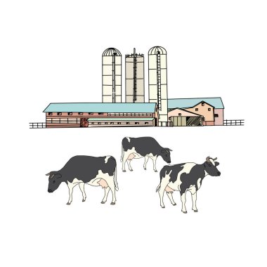 Eskiz tarzında mandıra.