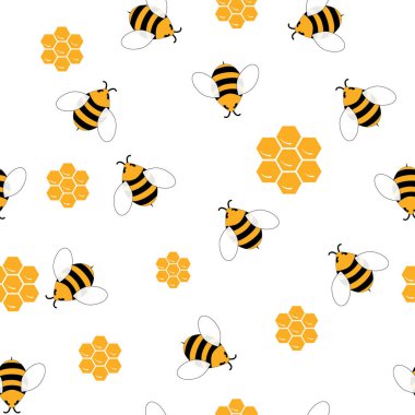 Kusursuz bir arı deseni, bal peteği.