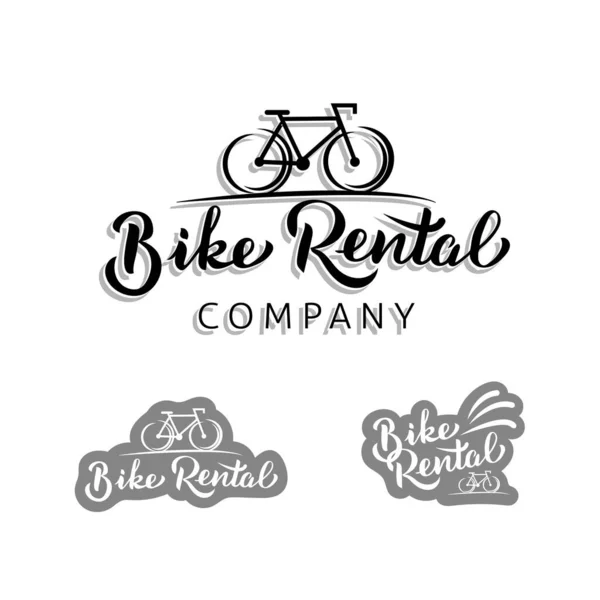 Logo Alquiler de bicicletas — Vector de stock