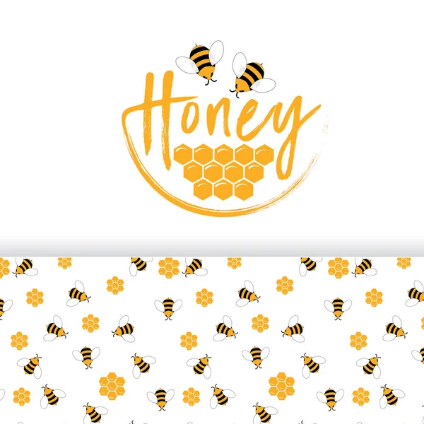 蜂蜜设计模板 — 图库矢量图片
