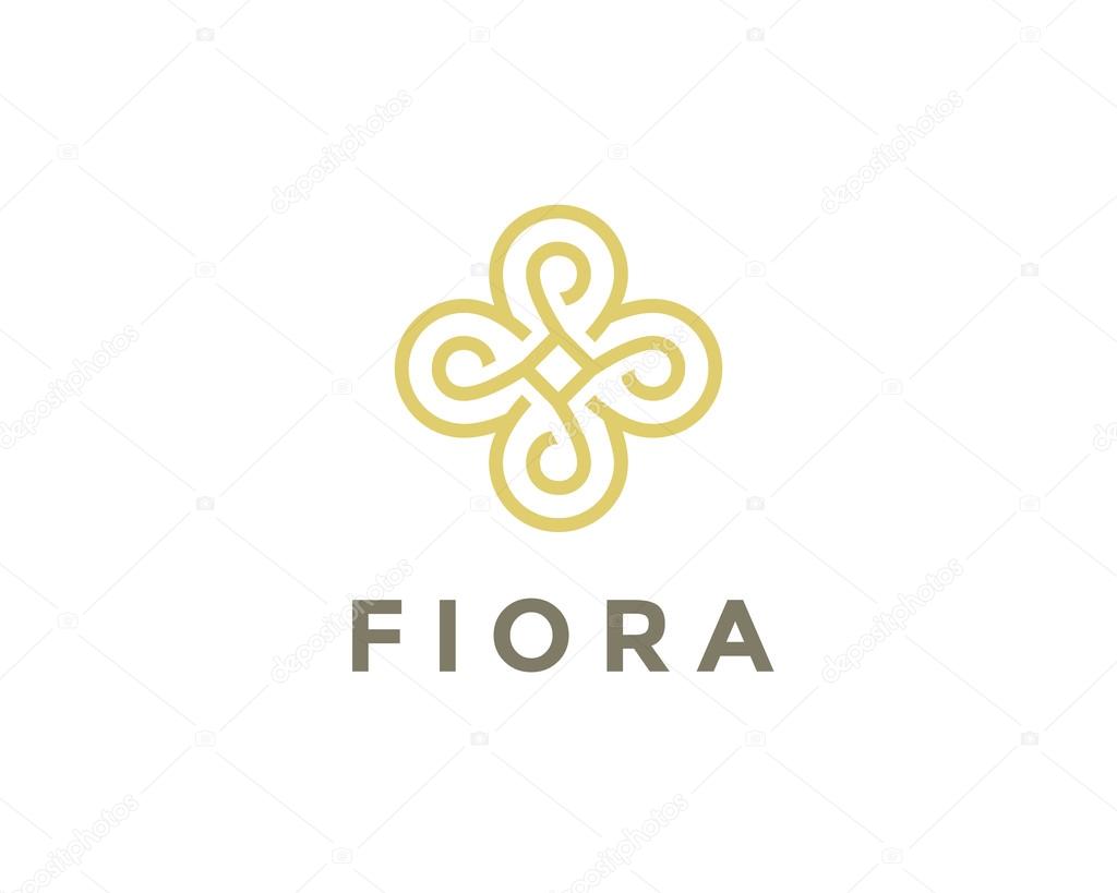 Abstract Flower Logo