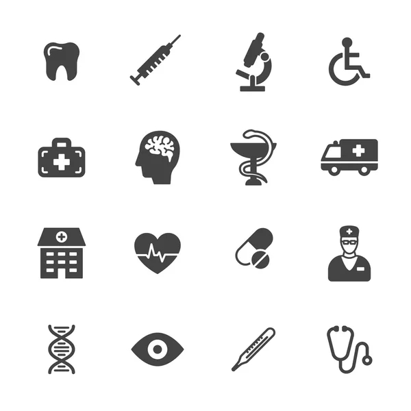 Icônes médicales — Image vectorielle