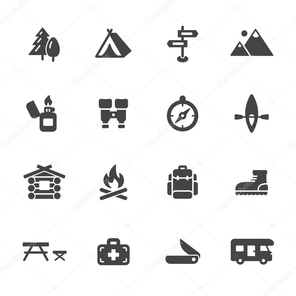 Camping Icons