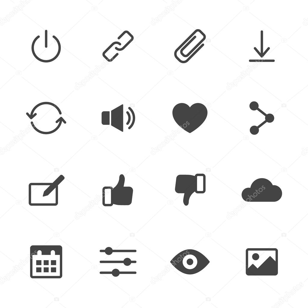Basic Interface Icons