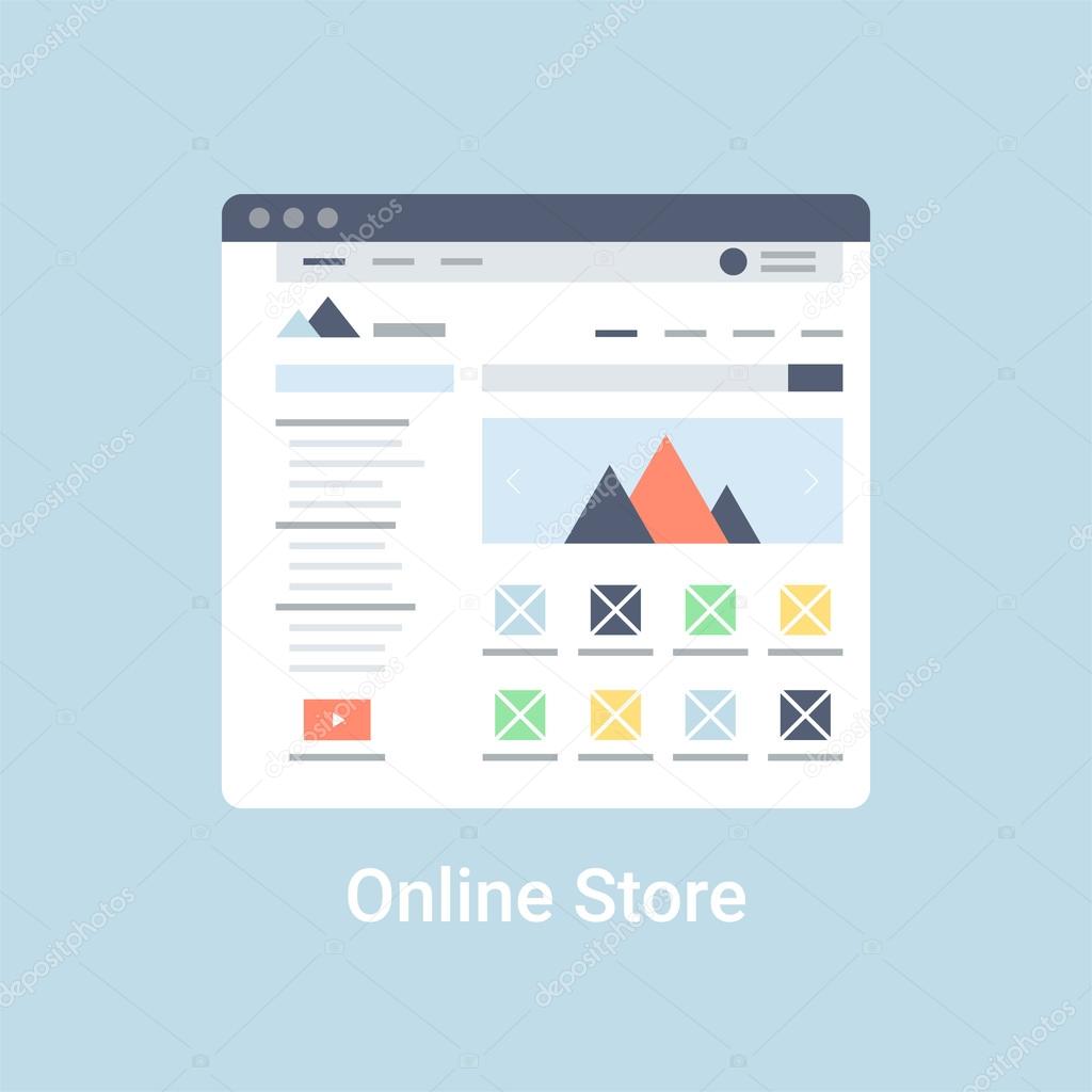 Online Store Wireframe