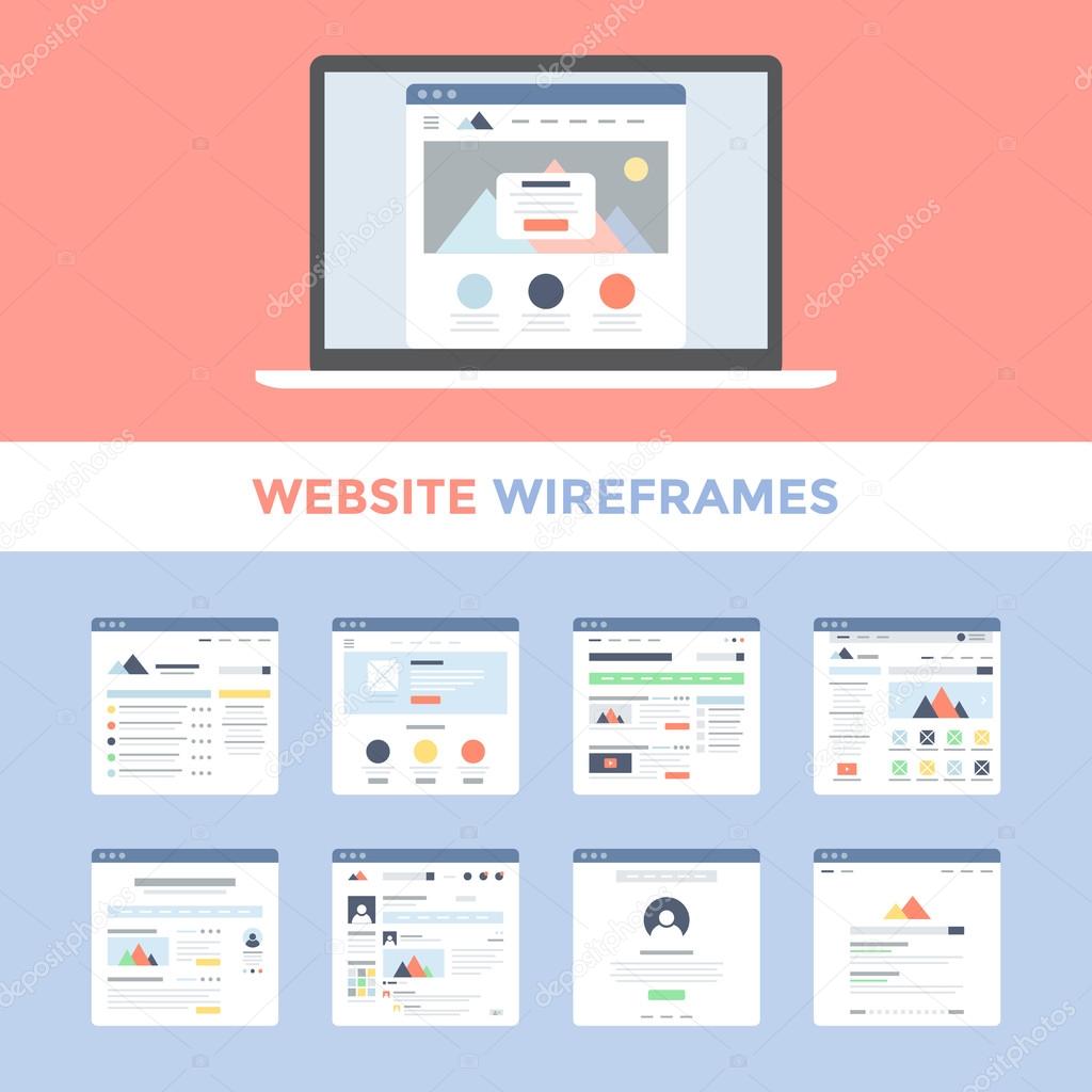 Website Wireframes