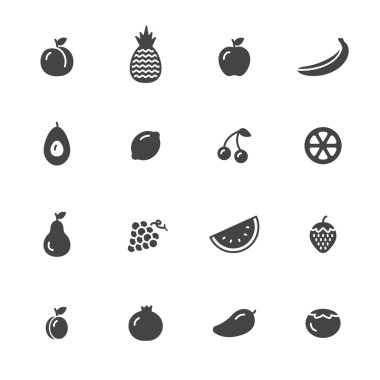 meyve simgeler kümesi