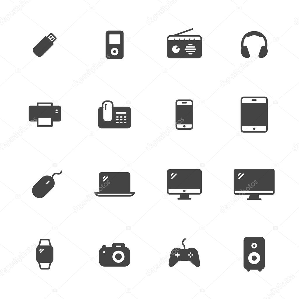 Devices Icons Set