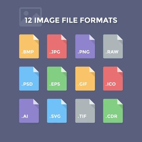 Image File Formats — Stock Illustration Image File Formats Royalty Free Stock Illustrations