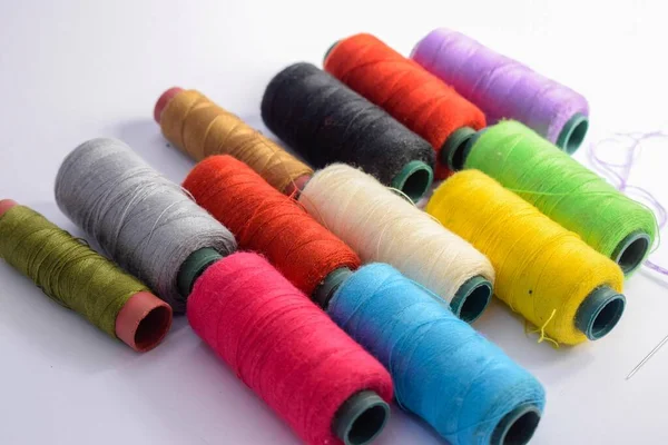 YARN,Spool of colorful clothes sewing thread