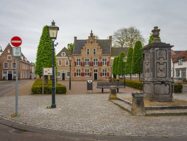 Hollanda 'nın tarihi merkezi, Sint Maartensdijk, Zeeland