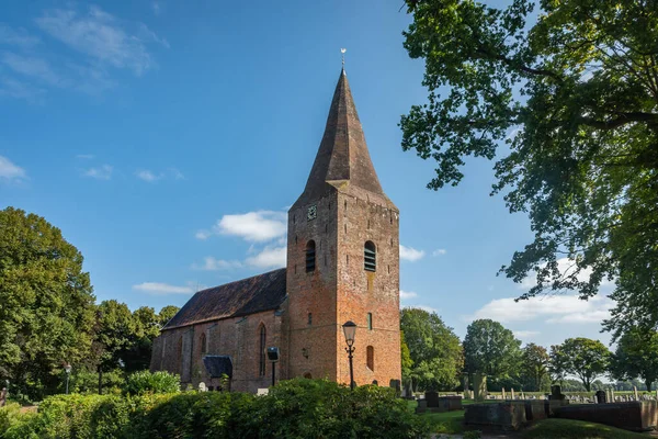 Igreja São Nicolau Onstwedde Província Groningen — Fotografia de Stock