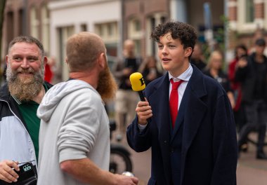 Amsterdam, The Netherlands, 12.10.2025, Famous Dutch YouTuber Benjamin Buit known as 