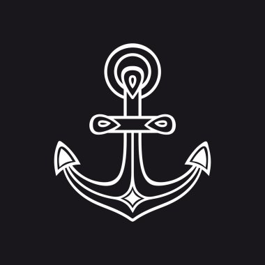 Çapa. Vektör izole görüntü