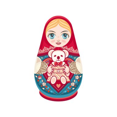 Matryoshka. Babushka bebek.