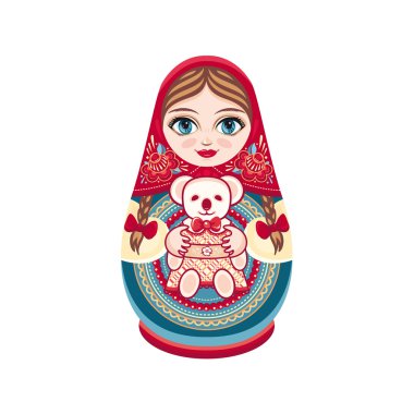 Matryoshka. Babushka bebek.