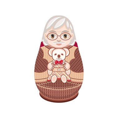 Matryoshka. Babushka bebek.