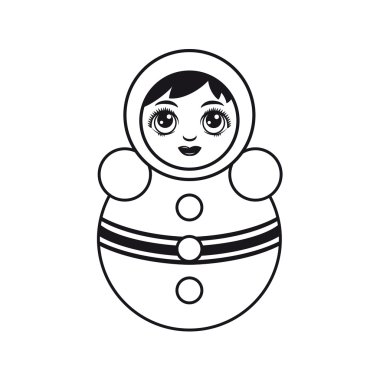  Daruma bebek. Eskitme bebek. Rus geleneksel bebek. Çocuk oyuncak. 