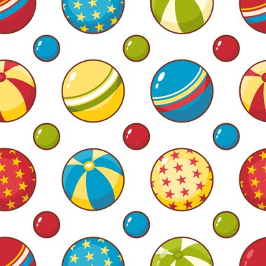 Topları. Seamless modeli.