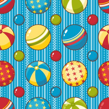 Topları. Seamless modeli.