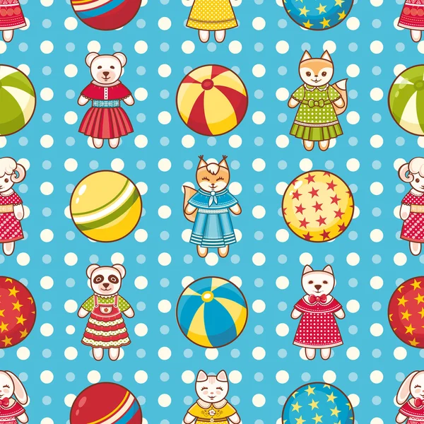 Çocuk seamless modeli. Vektör çizim. 